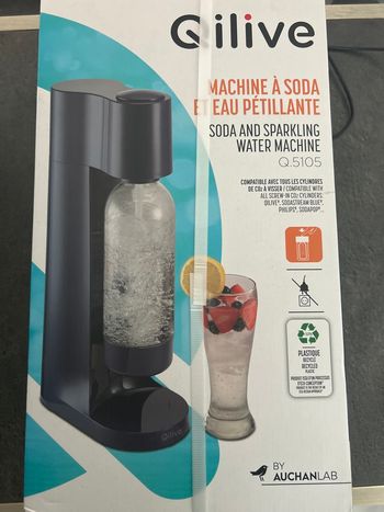 Machine à soda et eau pétillante