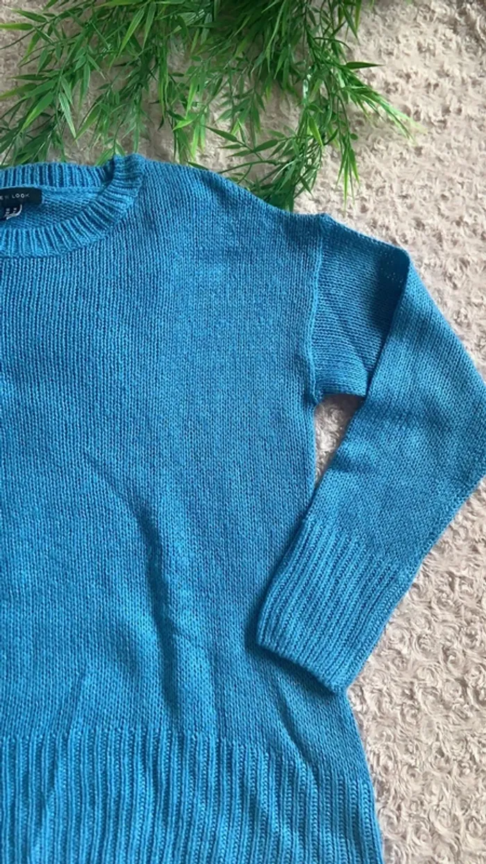 Pull bleu - photo numéro 2