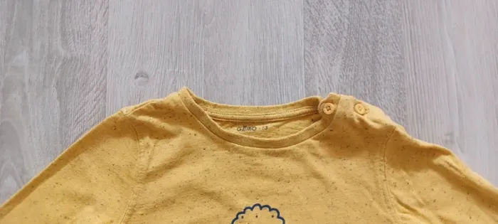 Tee-shirt manches longues garçon "petit biscuit (super craquant), taille 3 ans, marque Gemo - photo numéro 4