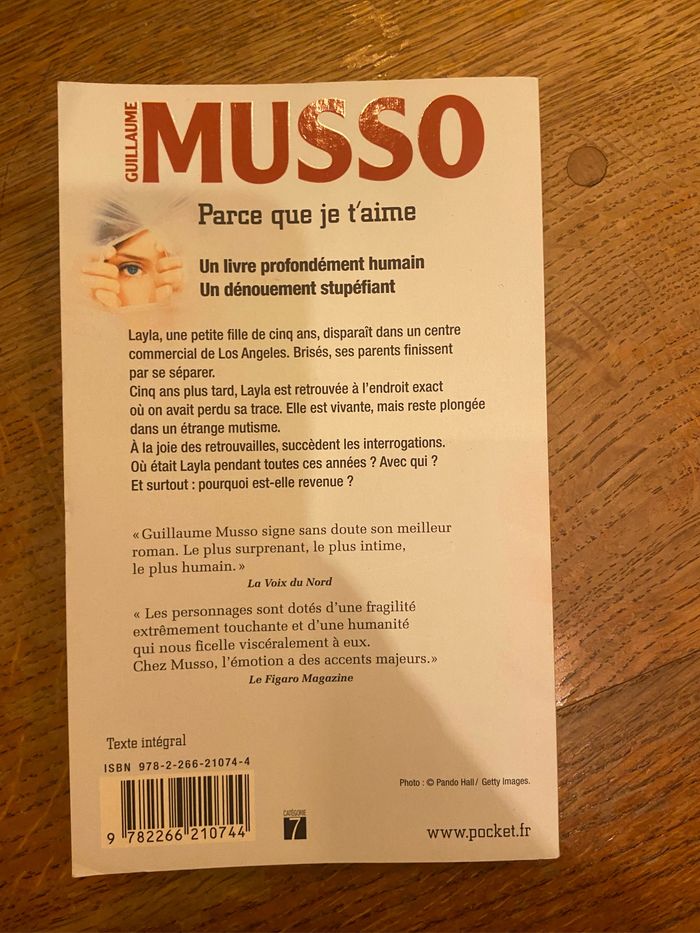 Guillaume Musso - Parce que je t’aime - photo numéro 2