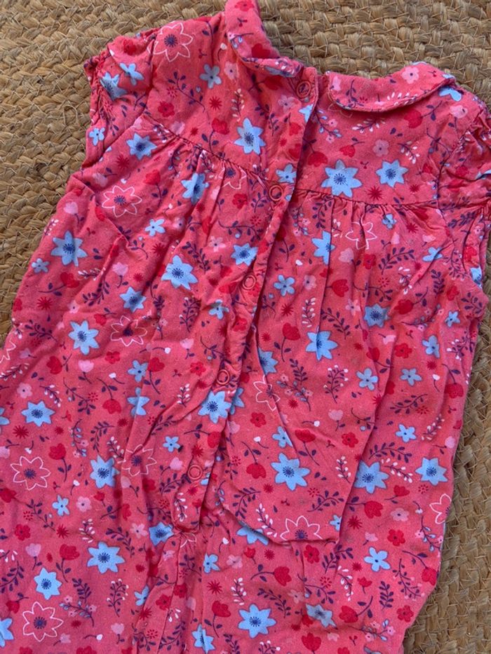 Fille 👧🏻 Combinaison mi saison rose sergent major 18 mois - photo numéro 3