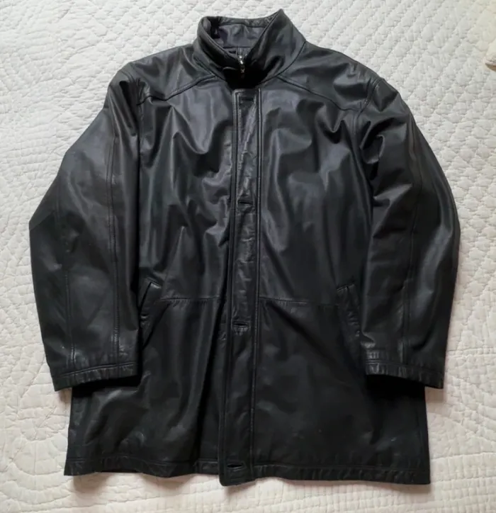Veste en cuir Quadro