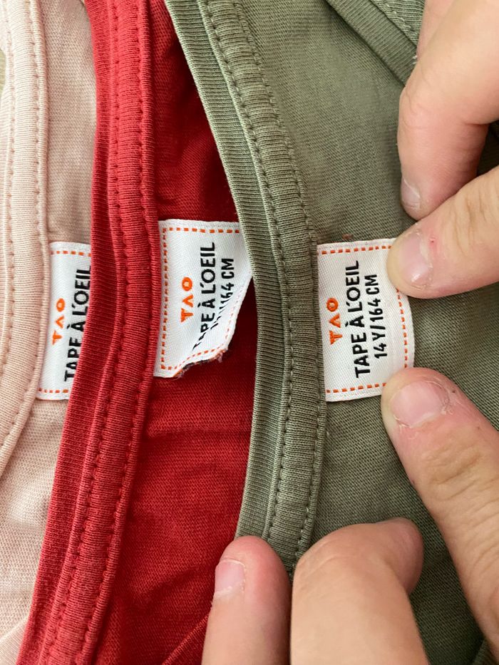 Lot 4 tee shirts manches longues TAO - photo numéro 4