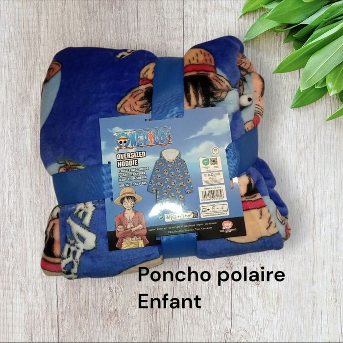 7/14  ans Poncho polaire one piece - photo numéro 2