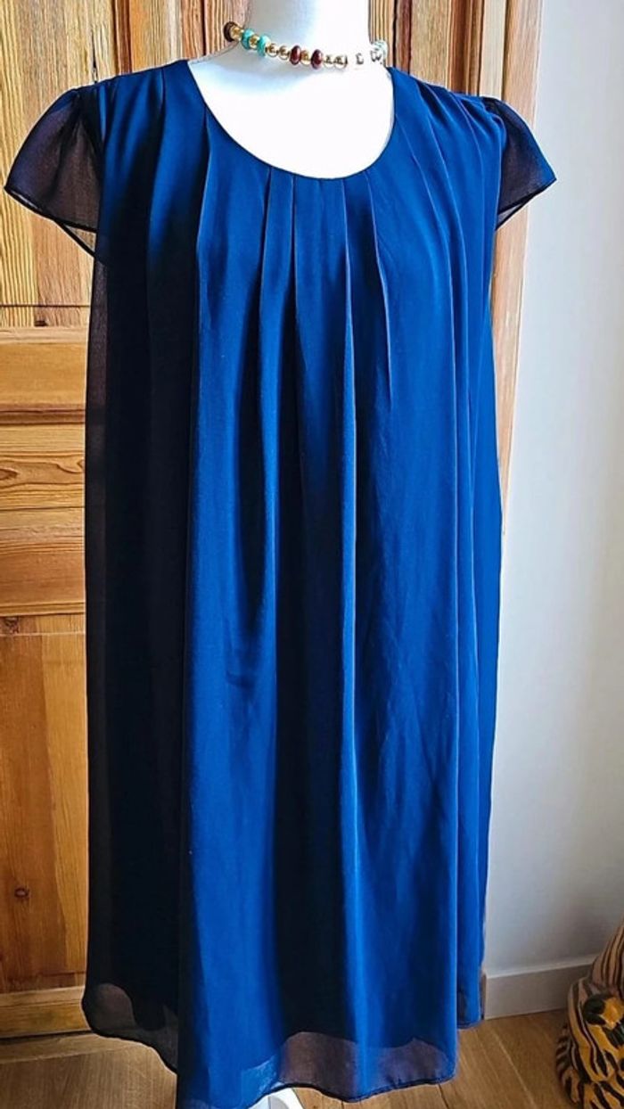 Robe marine été en voile Monoprix - photo numéro 4