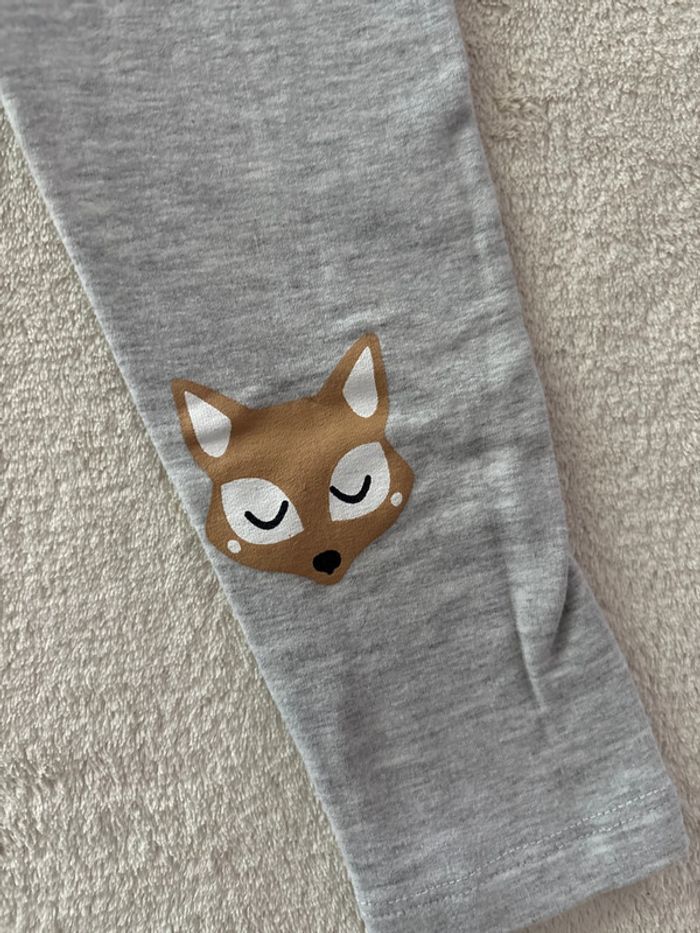Legging double polaire hiver renard 98-104 3-4 ans - photo numéro 2
