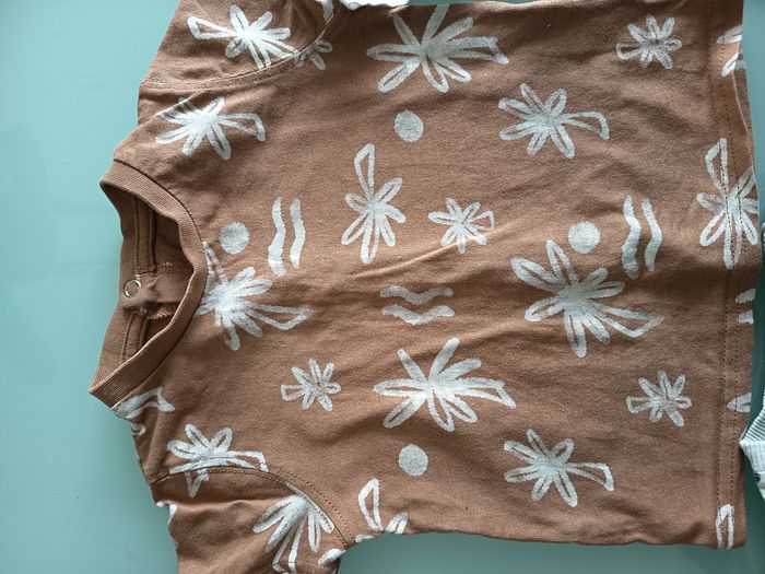 Lot de 4 T-shirts manches courtes - 6 mois - photo numéro 2