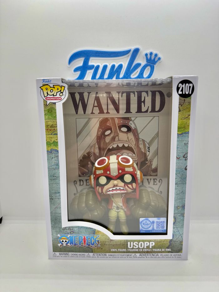 Funko Pop Cover One Piece Usopp Wanted 2107 Exclusive