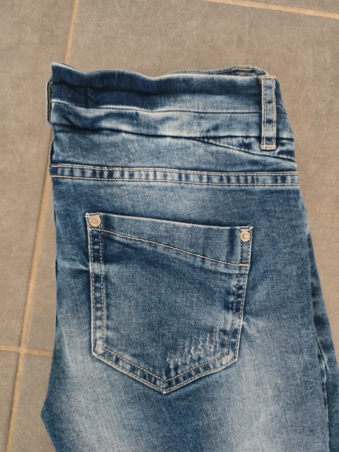 Jean skinny bleu - photo numéro 4