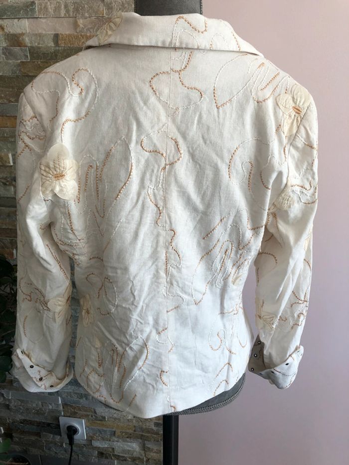 Veste blazer en lin 42 - photo numéro 5