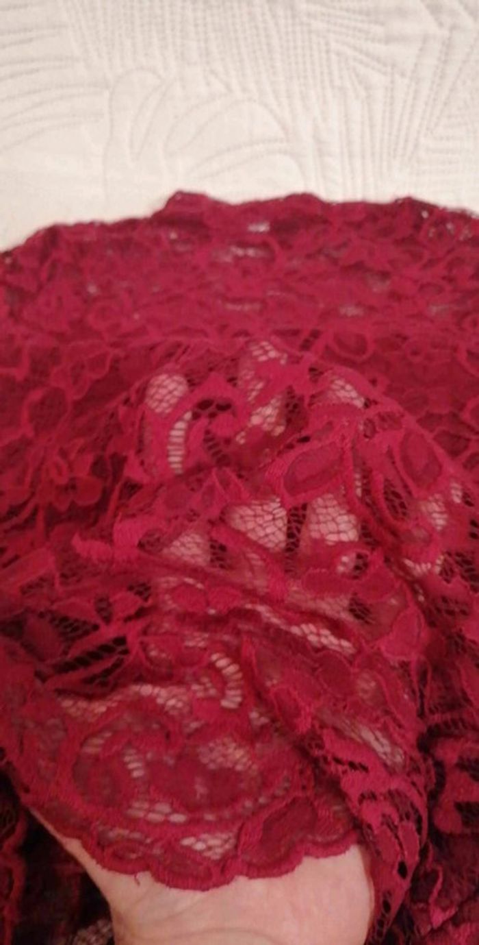 offre du jour! dernier prix! magnifique haut à dentelle taille Xs divided H&m tbe - photo numéro 3