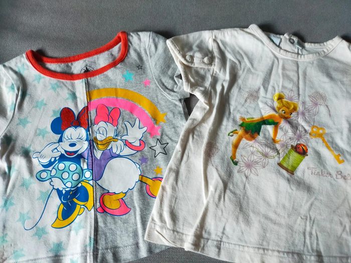 Lot 5 t-shirts fille été – 24 mois - photo numéro 3