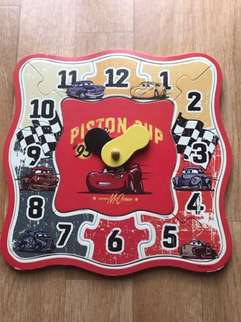 Puzzle horloge Cars Disney