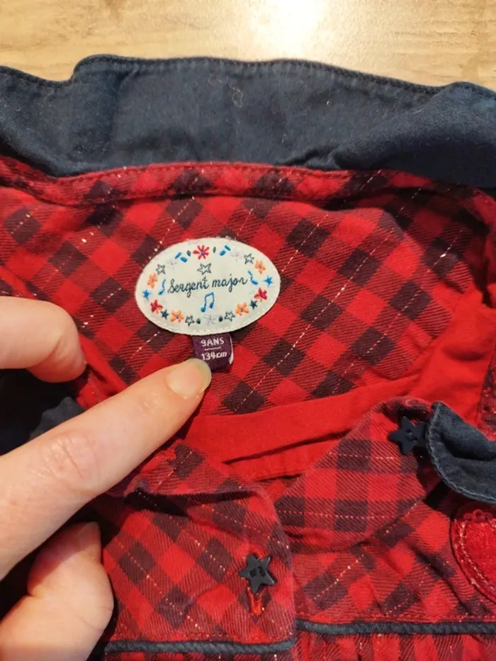 Blouse 9 ans sergent major - photo numéro 2