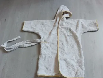 Peignoir blanc Tex 24 mois - 2 ans en Tbe