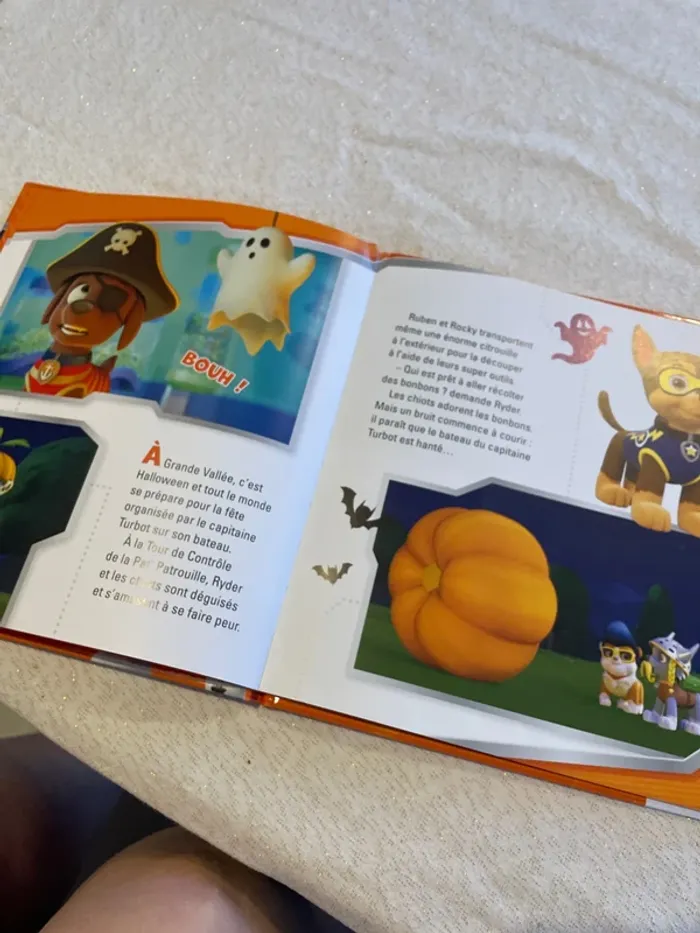 Lot de 2 livres pat patrouille joyeux Halloween et fleurus - photo numéro 5