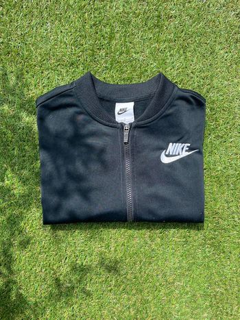 Veste Nike noire zippée – bandes logo