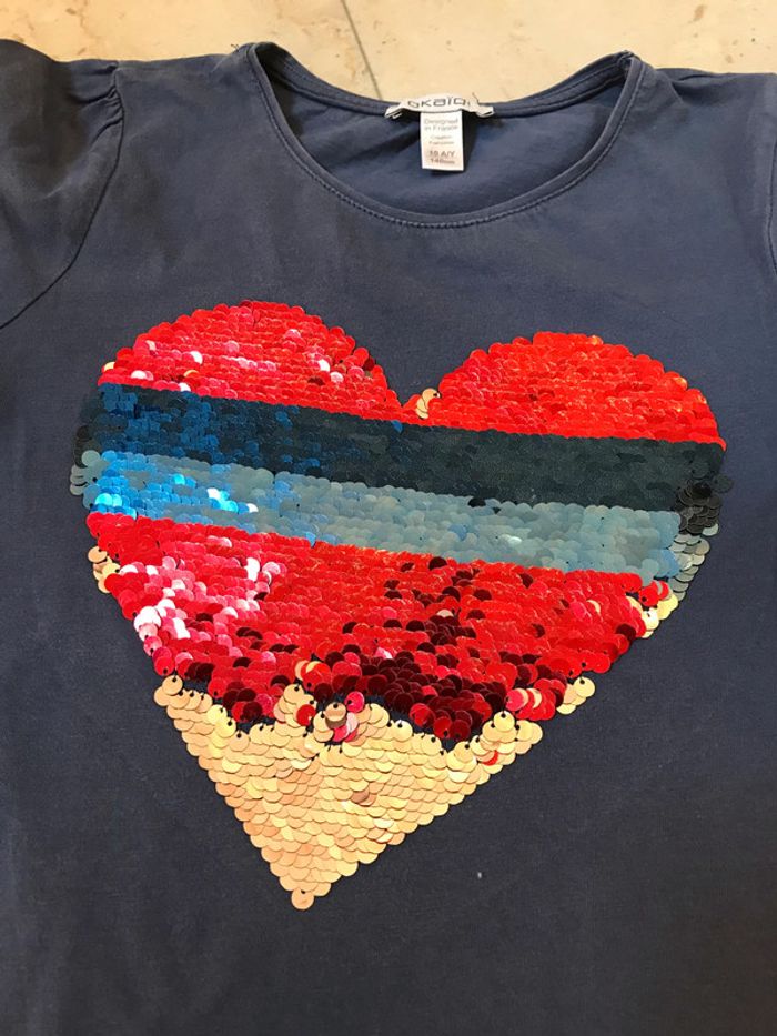 Lot de 2 tee-shirt 10 Ans - photo numéro 4