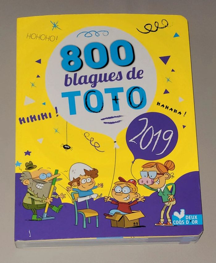 Livre : 800 blagues de toto