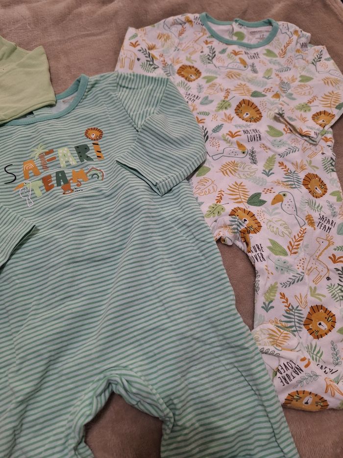 Lot de 4 pyjamas, 9-12 mois - photo numéro 3