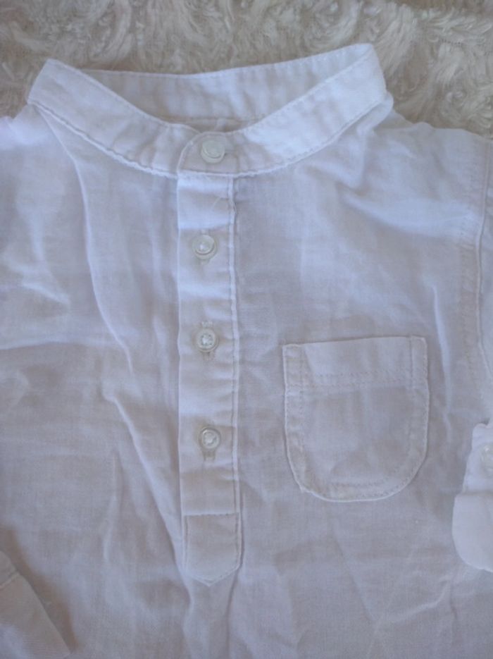 Chemise légère manches longues Garçon 6 mois Kiabi - photo numéro 4