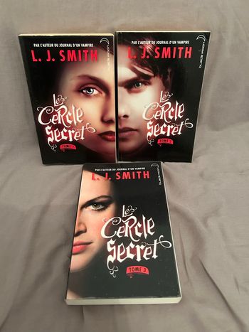 Lot 3 tomes Le cercle secret L J Smith