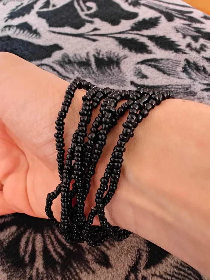 Bracelet en perles et nacre - photo numéro 3