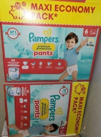 Couches pampers premium protection pants T6 