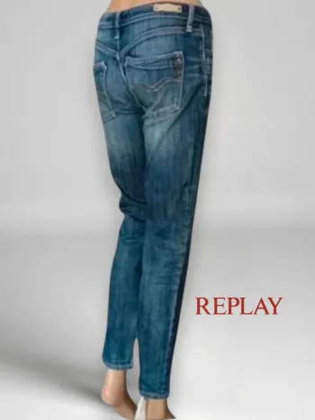 Jean Replay modéle roxanne ,coupe slim ,taille basse ,extensible