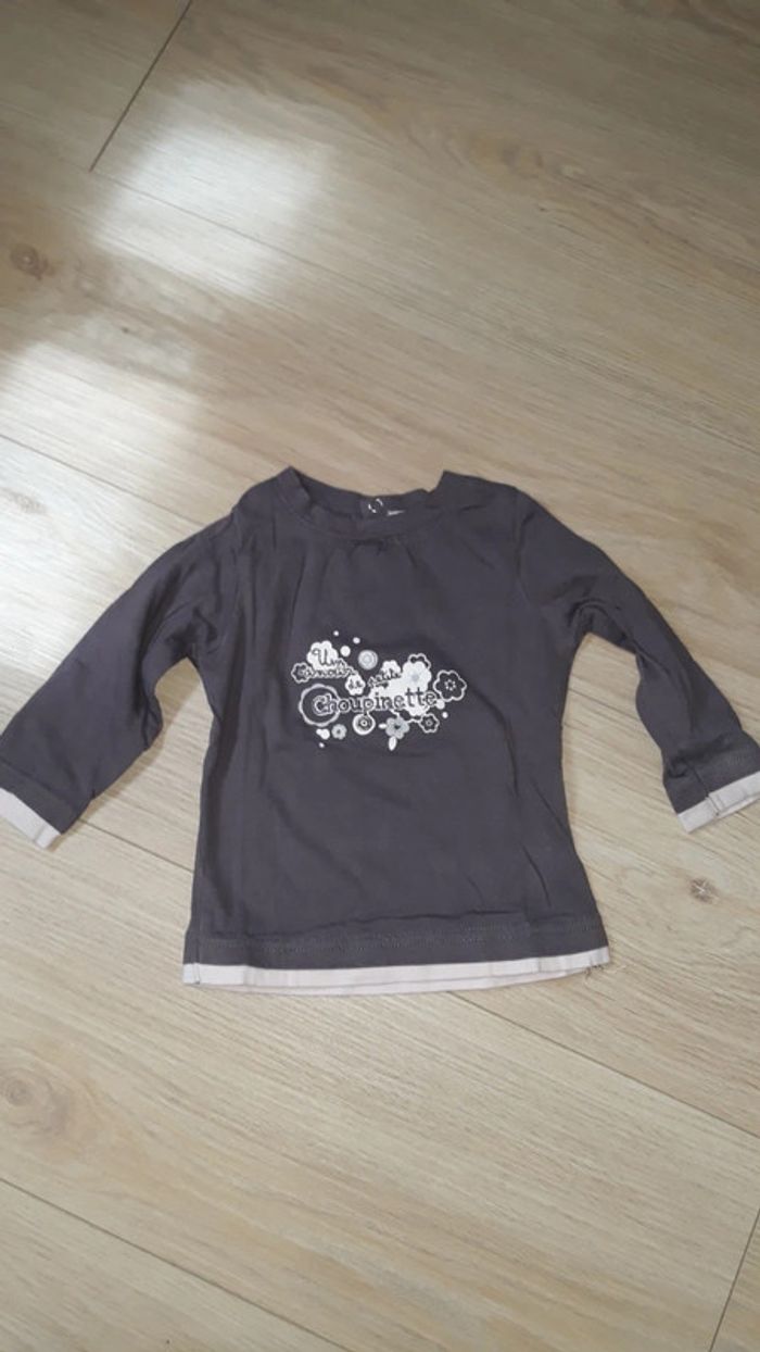 Tee-shirt ml t 12 mois