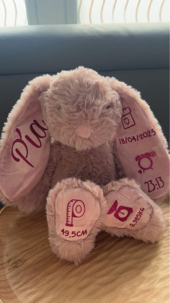 Doudou personnalisé