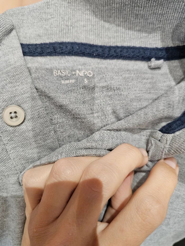 Polo gris - photo numéro 2