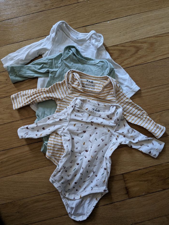 Lot 4 body manches longues TAO