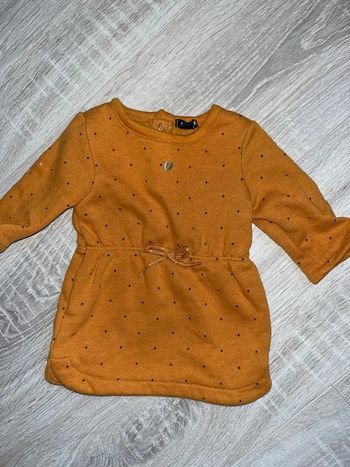 Robe pull bébé fille 1 mois