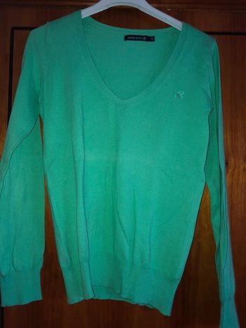 Pull vert col v River Woods