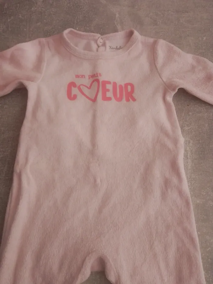 Pyjama grenouillère bébé fille 6 mois - photo numéro 7
