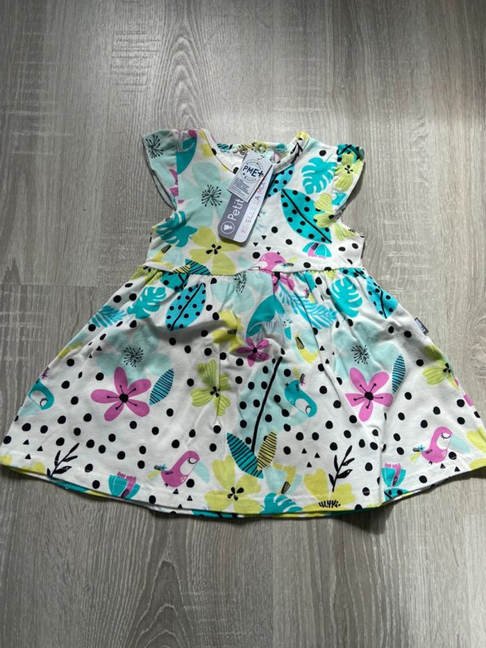 Robe petit beguin neuf etiquette 12 mois 80 cm