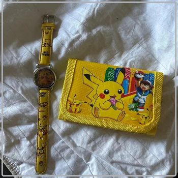 Montre + porte monnaie pikatchu
