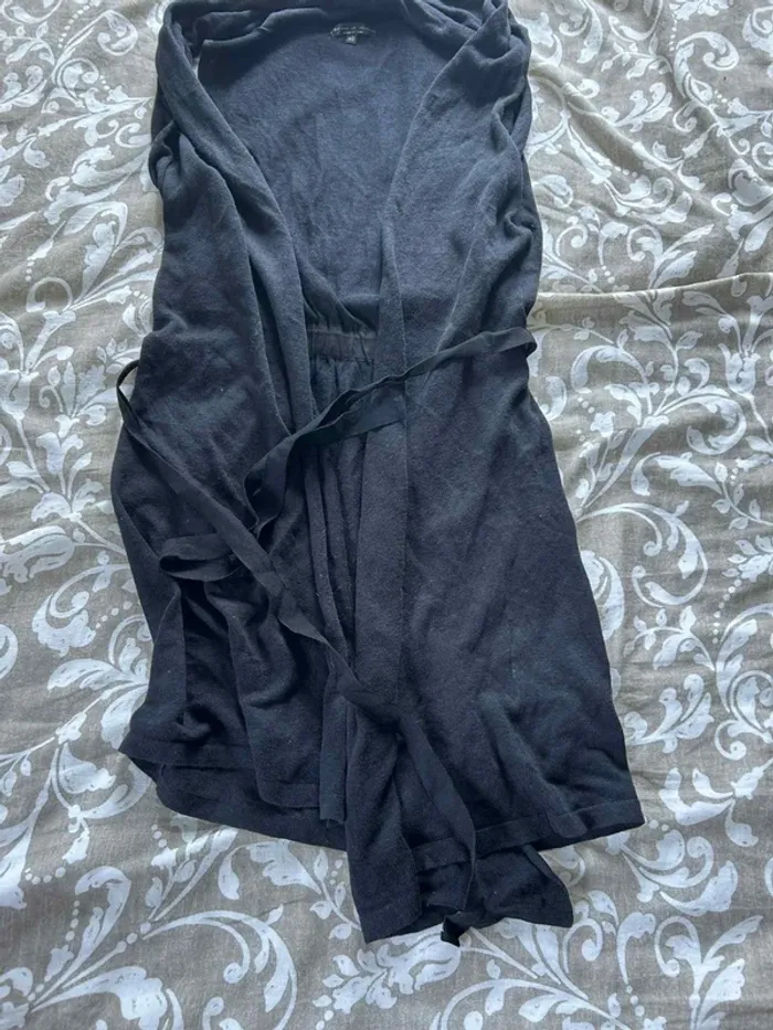 Gilet sans manches noir Éliane et Léna – Taille 40 noir - photo numéro 3