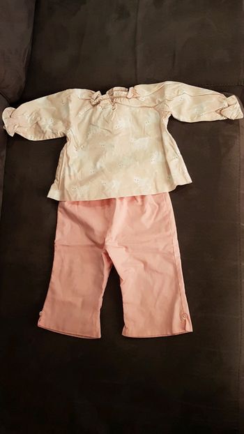 Ensemble natalys taille 6 mois