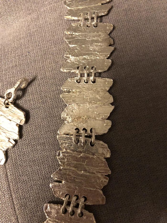 Ceinture « biche de bere » argent NEUVE - photo numéro 3