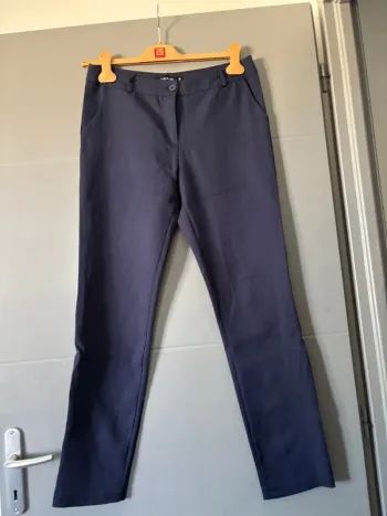 Pantalon de tailleur bleu marine