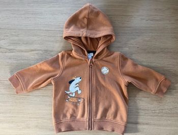 Sweat / gilet zippé Kimbaloo 6 mois