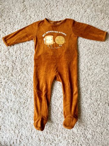 Pyjama velours 18 mois Kiabi