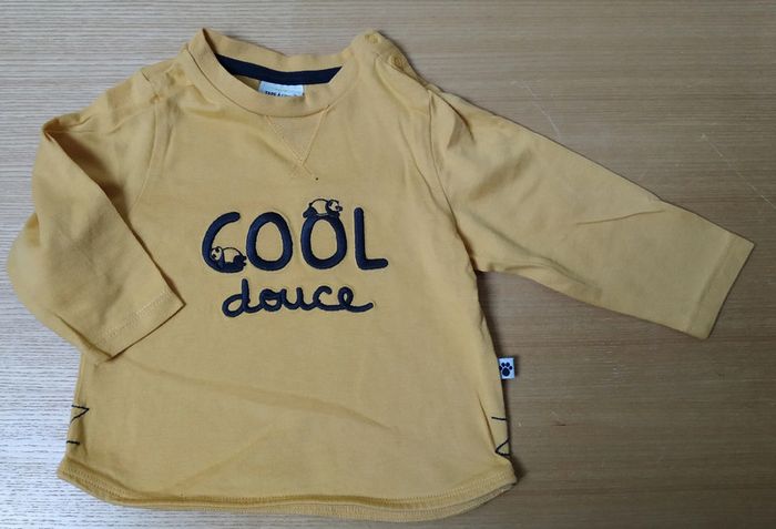 Tape à l oeil t shirt manche longues panda 6 mois