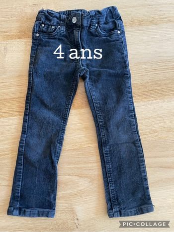 Pantalon velours 4 ans