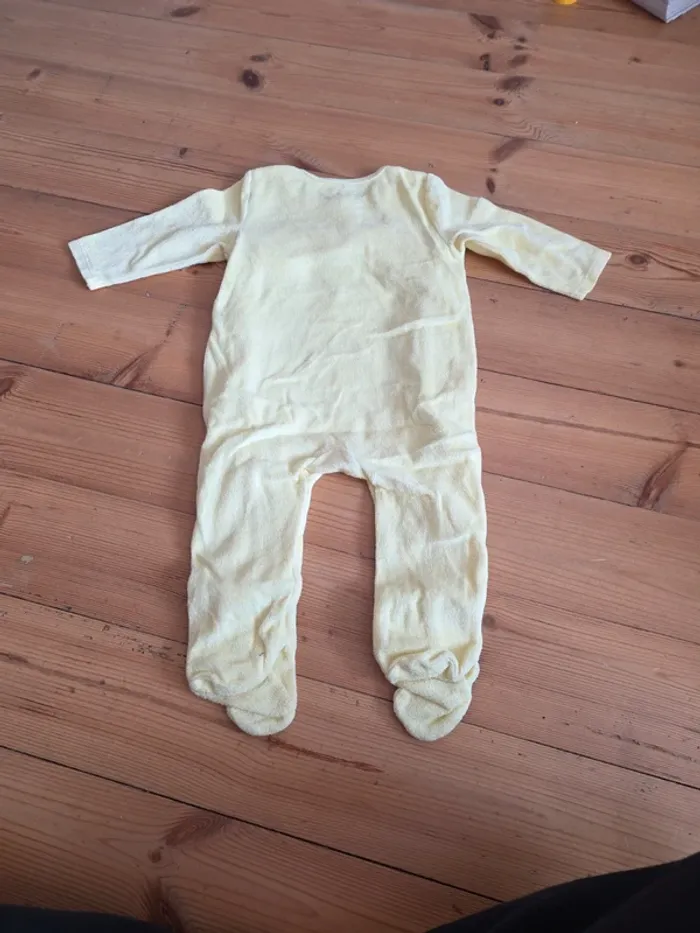 Lot de 3 pyjamas velours 9 mois - photo numéro 7