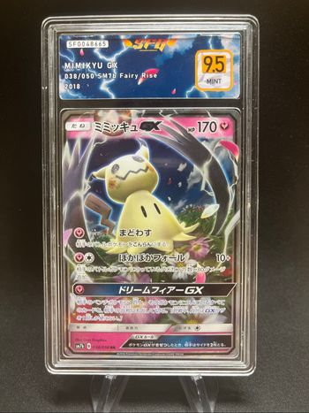 Carte Pokémon Mimikyu GX 038/050 SFG 9,5