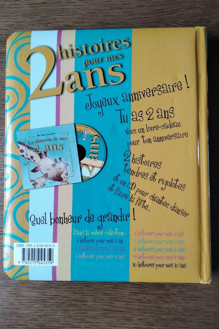 2 histoires pour mes 2 ans ,livre cadeau pour ton anniversaire, Fleurus - photo numéro 3