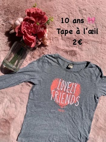 T-shirt 🎀 10 ans 🎀 Tape a l’œil